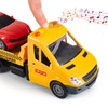 CELMAN Tow Truck Toy with Racing Car Sound and Light,