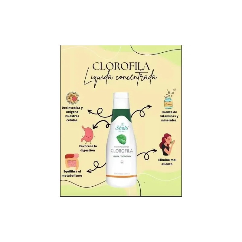 2 Pack Clorofila Líquida Concentrada Para Limpiar El Cuerpo