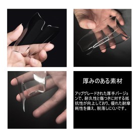 Daihatsu Move Canvas Car Door Handle Protector, Fits LA850S / LA860S 2022~ Atley S700V/S700W/S710V/S710W Type 2021~ Anti-Scratch, Transparent