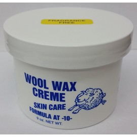 Wool Wax Creme Skin Care Formula AT-10 Fragrance Free 9 oz. (Pack of 12)
