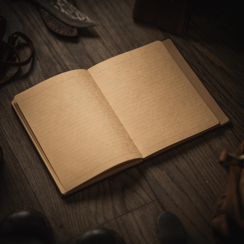 Primal Scribe Odyssey Notebook Journal for Men - Lined Pages,