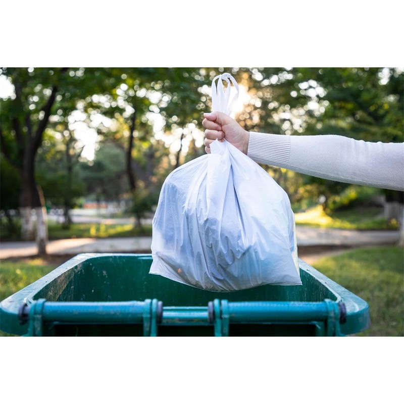 Cosmetic Bin Bag with Carry Handle 10 Litres 75 Bags
