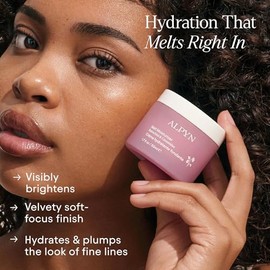 ALPYN Melt Moisturizer | Iluminador e hidratación voluminosa sin peso con un acabado aterciopelado y listo para el maquillaje | 1.7 oz / 1.7 fl oz