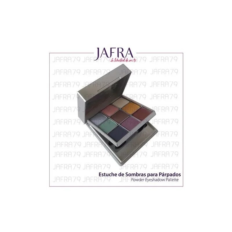 Estuche Sombras Jafra,paleta Sombra Mate Original,eyeshadow Varios Tonos