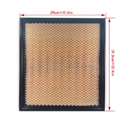 FA-2031 Filtro de aire compatible con 2020-2024 F250 F350 F450 F550 F600 6.7L Powerstroke Diesel reemplaza FA2031 WA10905 LC3Z-9601B