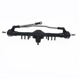 Axle Front AXI03004 Compatible with Axial Capra 1.9 UTB RC Crawler Unlimited Trail Buggy Currie F9 Upgrades Parts(Black)