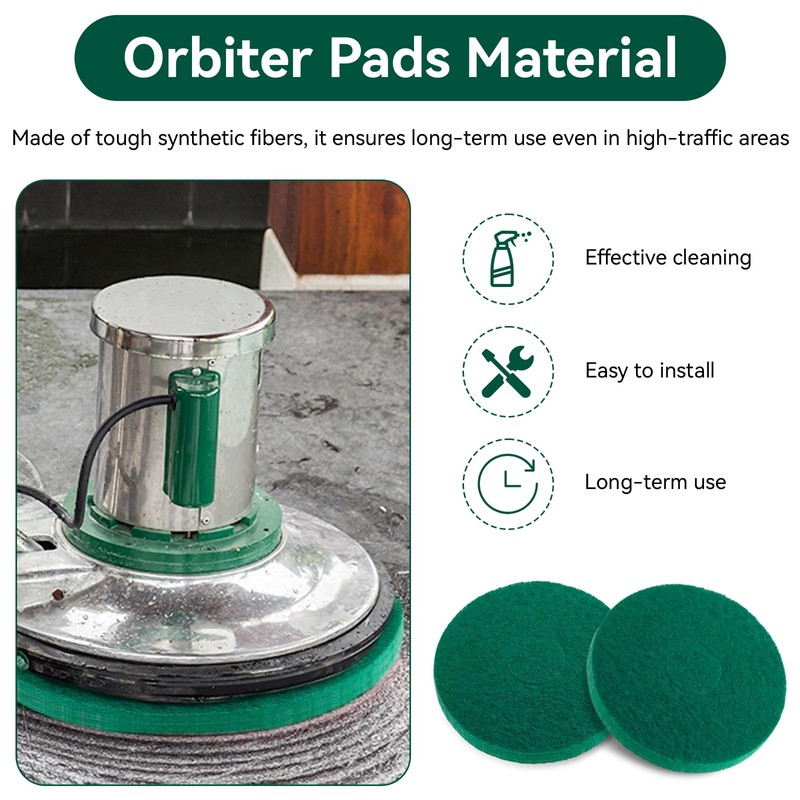 Cleaning Orbiter Pads 437.056 for Oreck 550MC Orbiter Floor Machine,