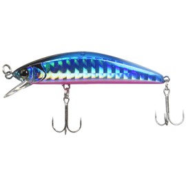 JACKALL Timon Tricolor GT 56SR-F Minnow Lure, 2.2 inches (56 mm), 0.1 oz (3.7 g), Flash Blue Back