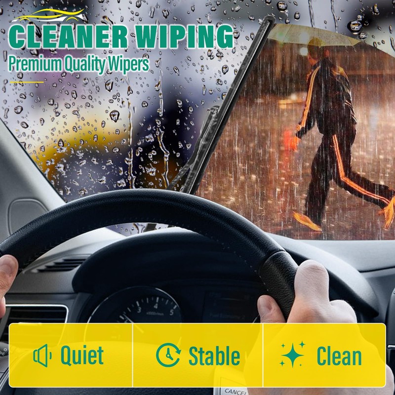 24" 21" Windshield Wiper Blades Replacement for Pontiac G6 2005