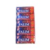 Falim Sugarless Plain Gum, Strawberry Flavored, 100 Piece