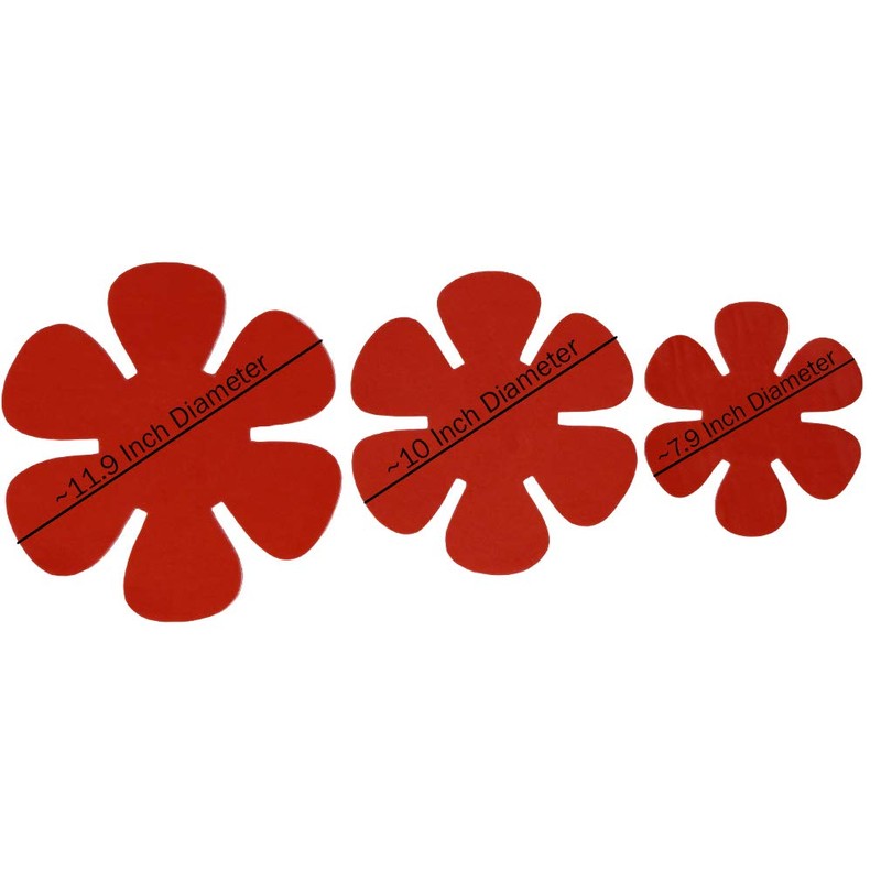 Evelots Pot/Pan Scratch Protector-Soft Felt-Ceramic/Glass/Cookware-3 Sizes-S/12