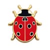 Pinsanity Cute Ladybug Enamel Lapel Pin