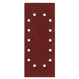 Pack of 50 Sandpaper Sanding Sheets 115 x 280 mm 14 Hole Grit 40-180 Orbital Sander (115 x 280 mm K = 80)
