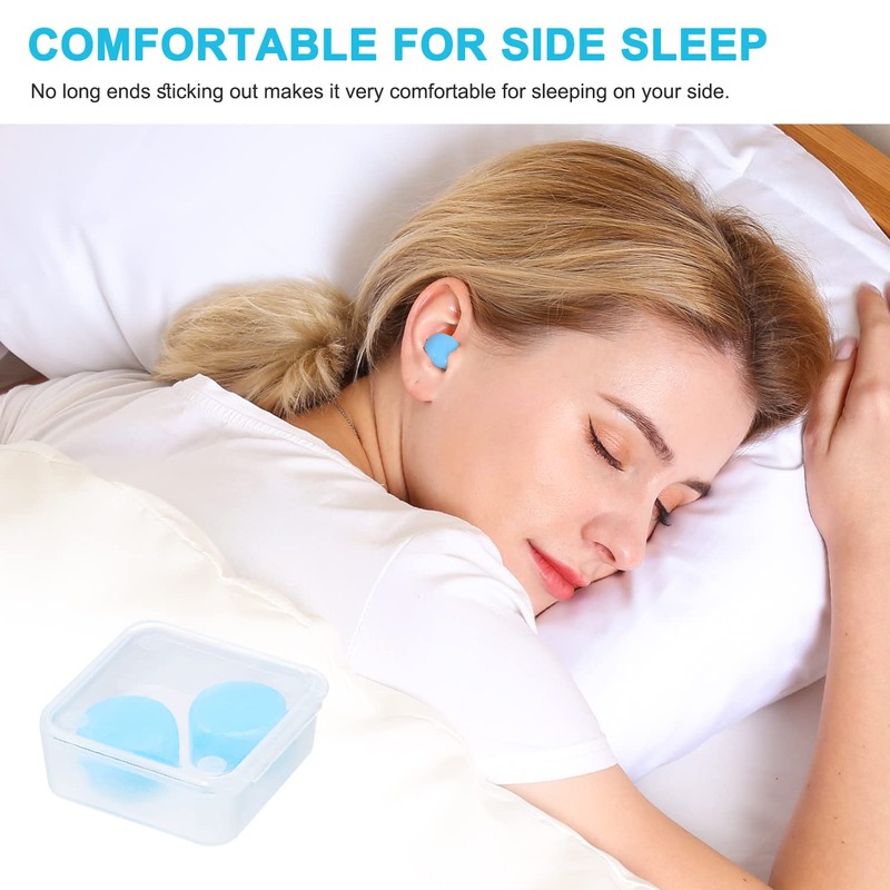 Becheln Ear Plugs for Sleeping, Waterproof Moldable Silicone EarPlugs for
