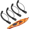 Canoeing Plastic Nylon Webbing Handle with Screw Fixed Button Set