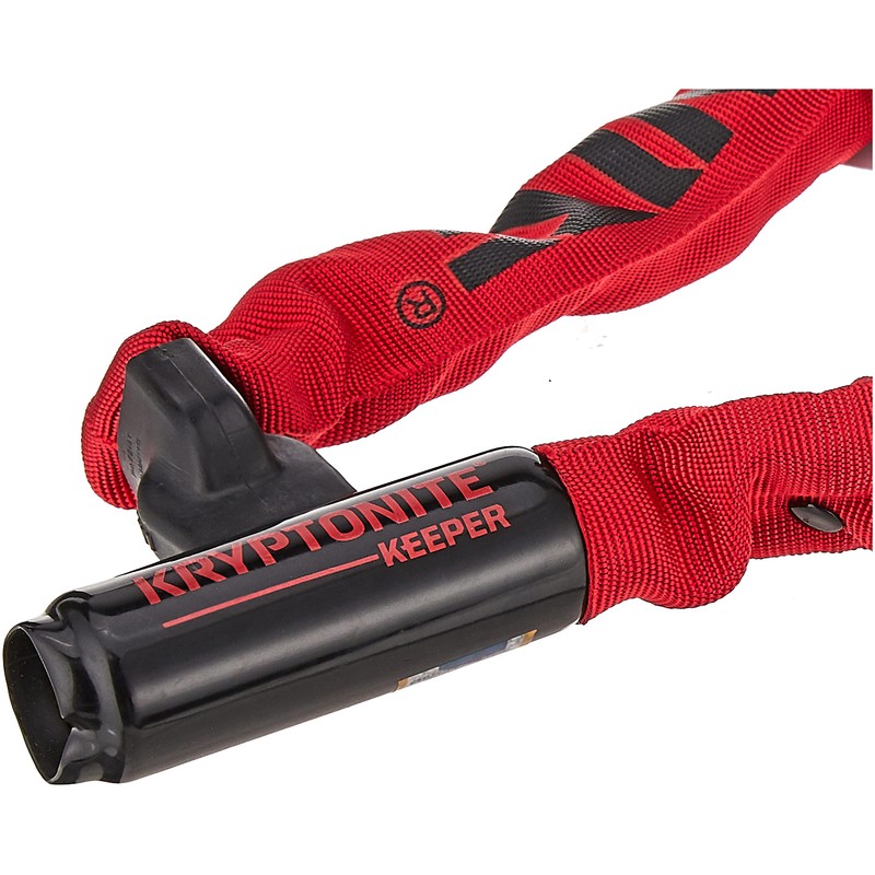 Kryptonite Keeper 785 Integrated Bicycle Lock Chain Bike Lock, 33.5-Inch,