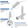 uxcell Hex Socket Self Tapping Screws, M3 x 20mm 304