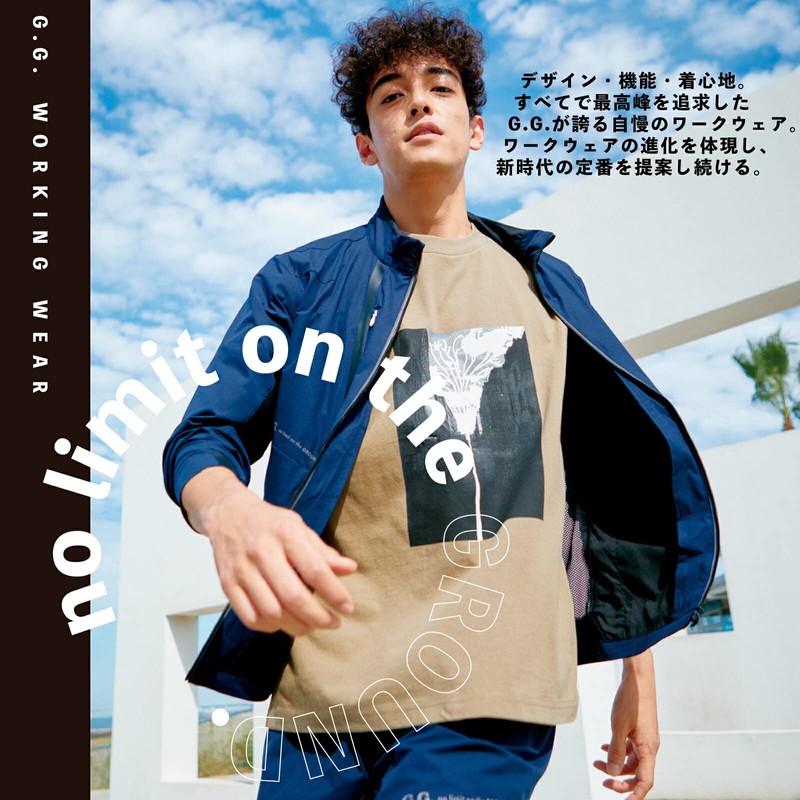 G.GROUND 0388-07 G.G Short Pants, Stretch, Cool, Summer, Stylish, Work