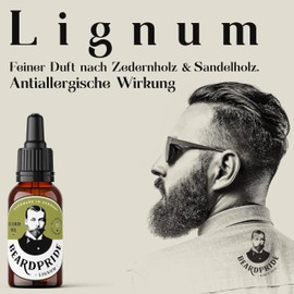 BEARDPRIDE Organic Beard Oil for Men, Original Beard Oil from the Barbershop, Beard Care Oil for Soft Beard, 100% Natural Beard Growth Oil, Beard Oil for Men