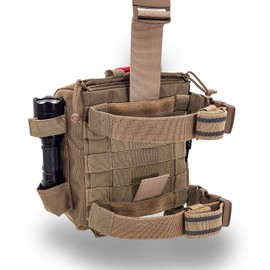 Elite Bags QUICKAID'S Medical Leg Support with Molle System (Braun Coyote)