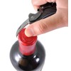 Castello Carbon Fiber Waiter's Corkscrew with Leather Pouch in Wood