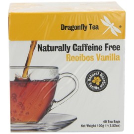 Dragonfly Rooibos Vanilla 40 Tea Bags (Pack of 4, Total 160 Teabags)