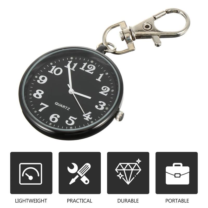 Sosoport 2 Pcs Pocket Watch Wrist Alloy Miss Quartz Watches