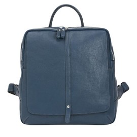 IMAIBAG RI-2501 Collaboration Products, Made in Japan, Cowhide Products, School Bag Design (B5), Shrink Nume Leather Backpack, navy