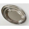 3 Pc. Stainless Steel Oval Serving Set 14 In, 16
