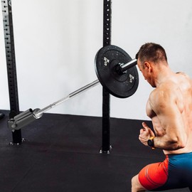 SELEWARE T Bar Row Landmine Attachment for 3" x 3" Power Rack with 5/8" or 1" Hole - Versatile Fit for 1" Standard Bar and 2" Olympic Bars, Free Swivel Heavy Duty Structure