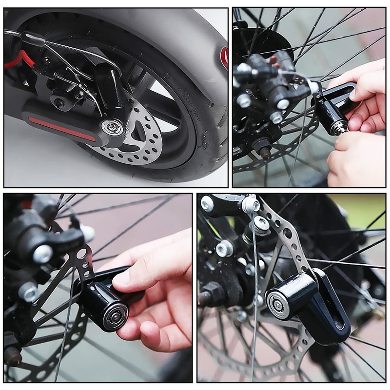 SeonFook Disc Brake Lock Metal Lock Body Bicycle Motorcycle Universal