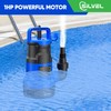 SILVEL Sump Pump, 1HP Submersible Water Pump, 5000GPH Utility Pump