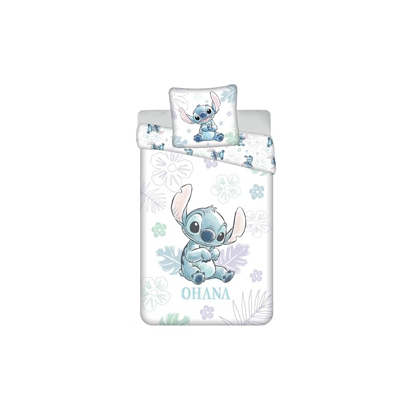 Jerry Fabrics Stitch Ohana Duvet Cover 100% Cotton Reversible Duvet