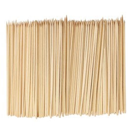 Bamboo Skewers, 200 Pcs 6 Inch Wooden Skewers for Appetizers, Barbecue, Shish Kabob, Fruits, Mushroom, Sandwich