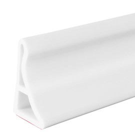 Duzzy 75 Inch Collapsible Shower Threshold Water Dam, Shower Dam Strip Water Stopper, Ideal for Wheelchair Accessible, Suitable for ADA Handicap Showers Bathroom