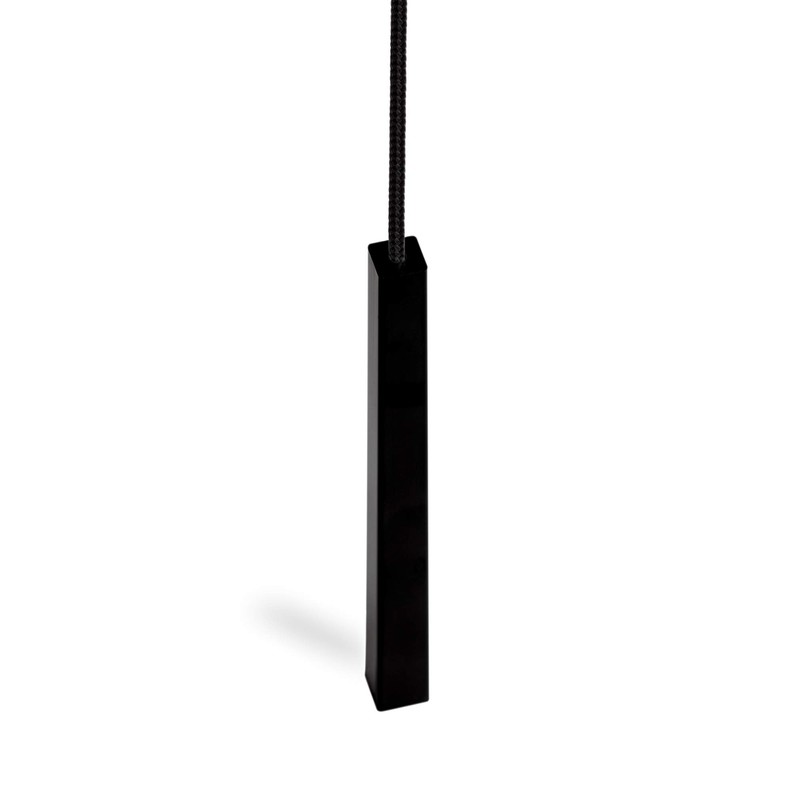 Black Light Pull Cord, String and Handle. Slimline, Subtle Cube
