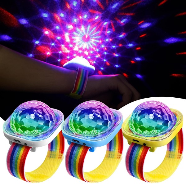 Mini Disco Ball Light, Pack of 3 Disco Ball Light,
