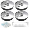 FINEASY 4 PCS Universal Sink Plug, Kitchen Plug for Sink,