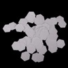 POFET 500pcs Hexagon English PAPER PIECING Quilting Templates Craft -