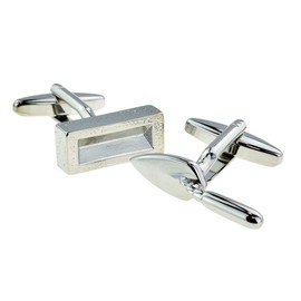 Builder or Bricklayers Brick & Trowel Cufflinks Presented in a Cufflink Box