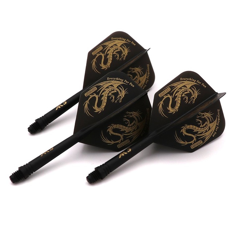 CUESOUL ROST Integrated Dart Shaft and Flights,big wing shape,Set of