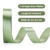 G2PLUS G2PLUS Sage Green Stain Ribbons, 20mm Gift Wrap Ribbon,