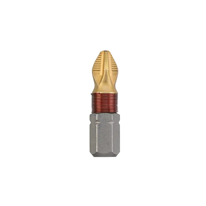 kwb 2 x 25mm PH2 Titanium Nitride Bits with Torsion