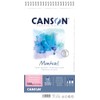 CANSON Montval Watercolour Paper Spiral Pad, Satin, 300 gsm, 12