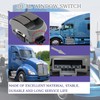 Dual Window Switch, Fit for Paccar Kenworth Vehicles,Replaces P27-1069 P271069,Black