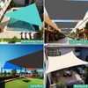 Artpuch 12'x12' Custom Straight Edge Sun Shade Sail UV Block