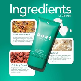 Doré Le Cleanser Gel To Milk Limpiador Facial Diario Limpiador Hidratante Suave Para Piel Seca Y Sensible Desmaquillante Facial Para Mujeres Y Hombres