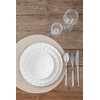 HOMBENE Plates and Bowls Sets, 12 Piece Dinnerware Sets Bone