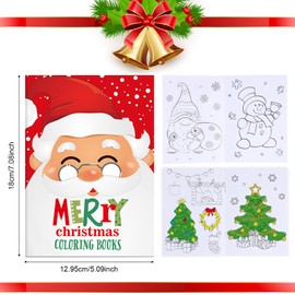 48 Pcs Christmas Coloring Books for Kids Bulk Xmas Party Favors Christmas Activity Book Winter Holiday Mini Coloring Book Stocking Goodie Bag Stuffers Party Supplies for Kids School Classroom Activity