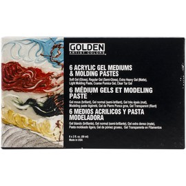 Golden Introductory Acrylic Gel Mediums and Molding Paste Set